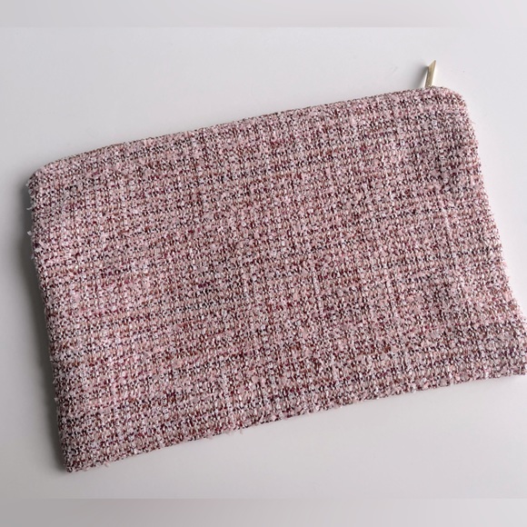 CHANEL Bags Chanel Tweed Cosmetic Bag Poshmark